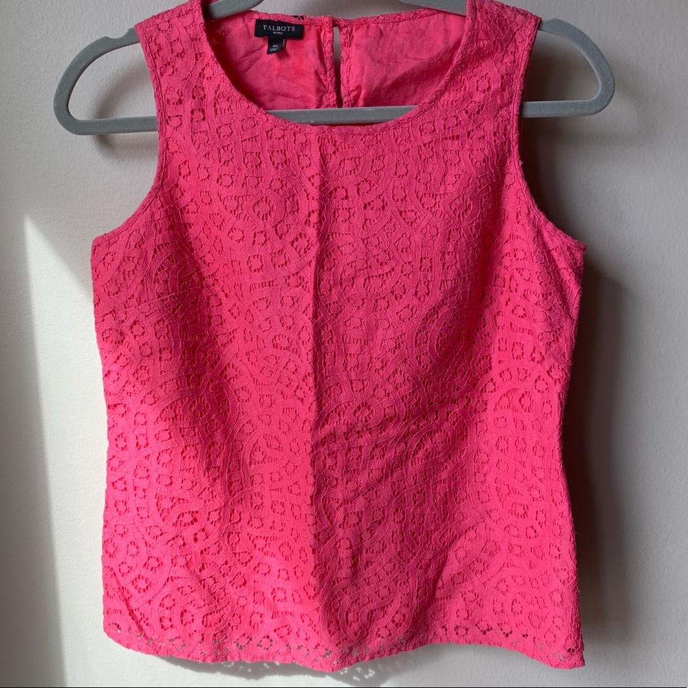 Talbots lace tank - Picture 1 of 7